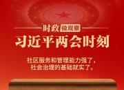 习近平两会时刻丨小社区里的 国之大者 