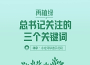 一见 再植绿，总书记关注的三个关键词